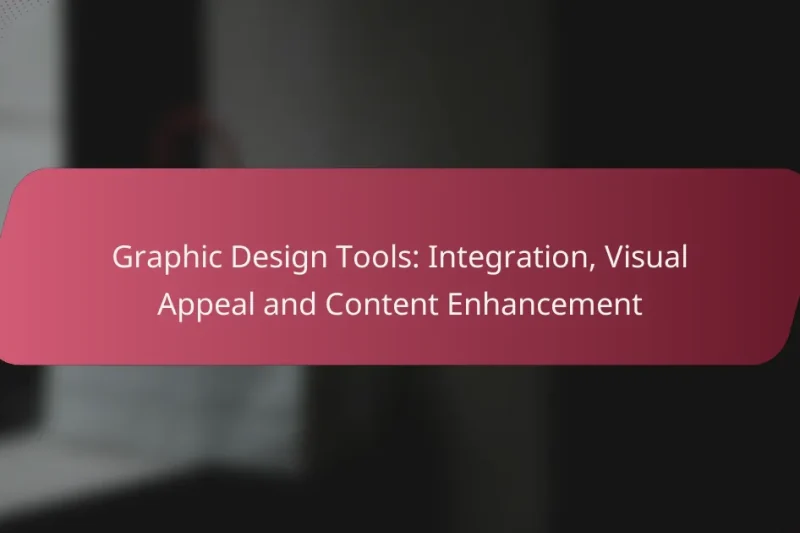 Graphic Design Tools: Integration, Visual Appeal and Content Enhancement